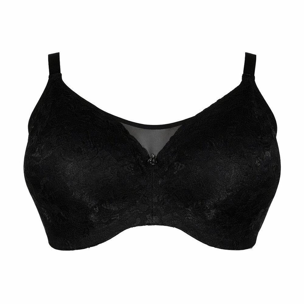 CACIQUE Lightly Lined Full Coverage Black Bra Size 40G